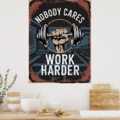 誰もよ気にりのジムで働かない ポスター (キッチン)