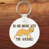 誰もイタチに手を出さない キーホルダー (正面)