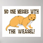 誰もイタチに手を出さない ポスター (正面)