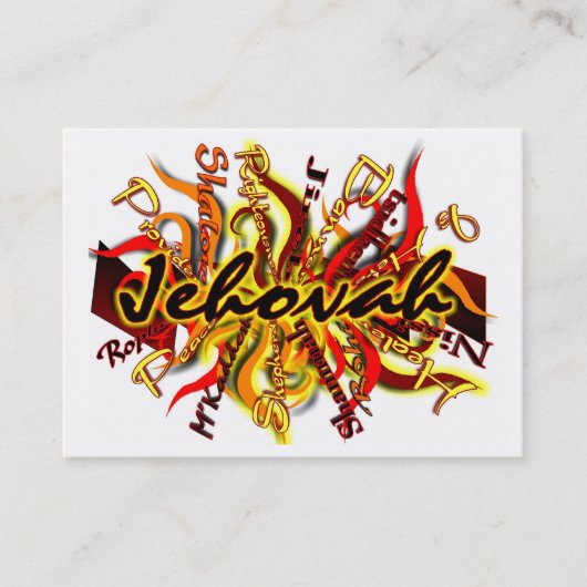 誰もエホバの名刺を好みません 名刺 (正面)