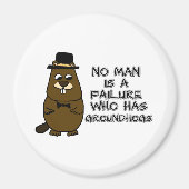 誰もグラウンドホグを持つ失敗ではない マグネット (正面)