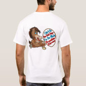 誰もトリックの子馬はありません Tシャツ (裏面)