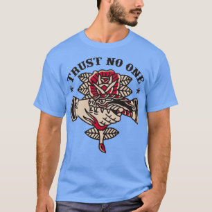 誰もハンドシェイクスネークを信用しない Tシャツ