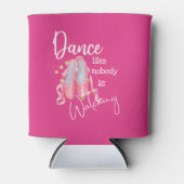 誰もバレエ靴の女性を見ていないようなダンス 缶クーラー (正面)