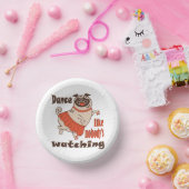 誰もパグ犬を見ていないようガーリーに踊る ペーパーボウル (パーティー)