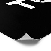 誰もパンケーキプンおもしろいダークBG ポスター (角)