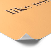 誰もプグの女の子を見ていないようなダンス ポスター (角)