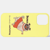 誰もプグの女の子を見ていないようなダンス Case-Mate iPhoneケース (裏面 (横))