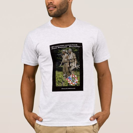 誰もベトナムからもどって来ません Tシャツ (正面)