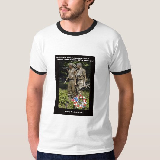 誰もベトナムからもどって来ません Tシャツ (正面)