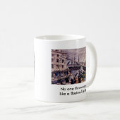 誰もボストンお茶会のようなパーティーを投げません! コーヒーマグカップ (正面右)