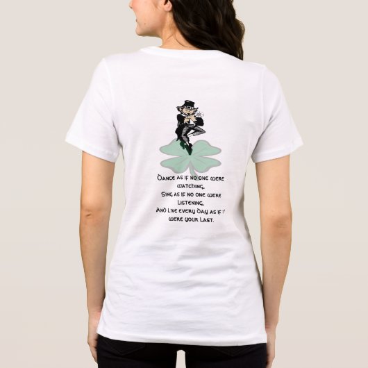 誰もワッチグもしでなかったように踊る トライブレンドTシャツ (裏面)