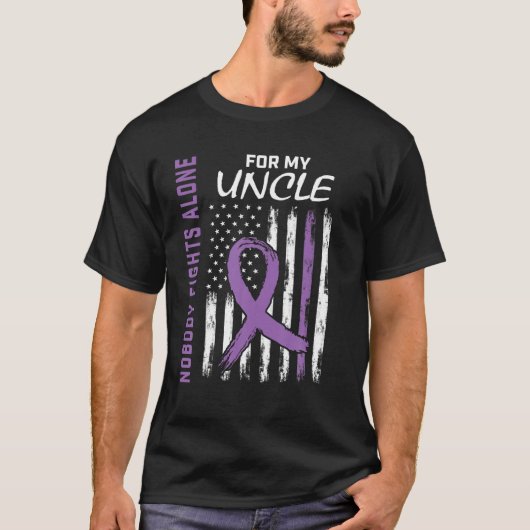誰も一人で戦わない叔父てんかん認識度アメリ Tシャツ (正面)