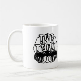 誰も一人で戦わない – ラベルチーム コーヒーマグカップ