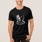 誰も信じるな グラフィックTシャツ トライブレンドＴシャツ (正面)