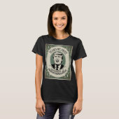 「誰も信じるな」トランプ氏おふざけ紙幣 パロディ _1 Tシャツ (正面フル)