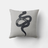 誰も信じるな 蛇の蛇 クッション (裏面)