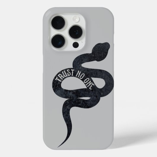 誰も信じるな 蛇 サーペント  Case-Mate iPhoneケース (裏面)