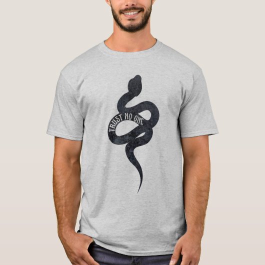 誰も信じるな 蛇 サーペント Tシャツ (正面)