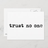 誰も信用しない ポストカード (正面/裏面)