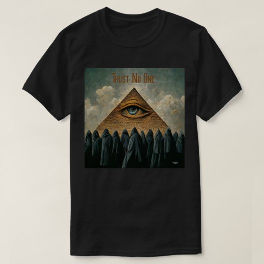 誰も信用しない Tシャツ (デザイン正面)