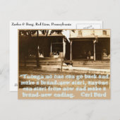 誰も元に戻って新しいスタートを切ることはできないが ポストカード (正面/裏面)