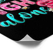 誰も単独でボクシング手袋乳がんRi ポスター (角)