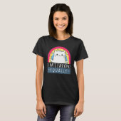 誰も同じくらい嫌い レインボーキャット Tシャツ (正面フル)