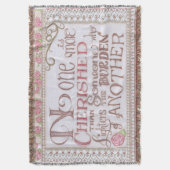 誰も大切なブランケット スローブランケット (正面縦)