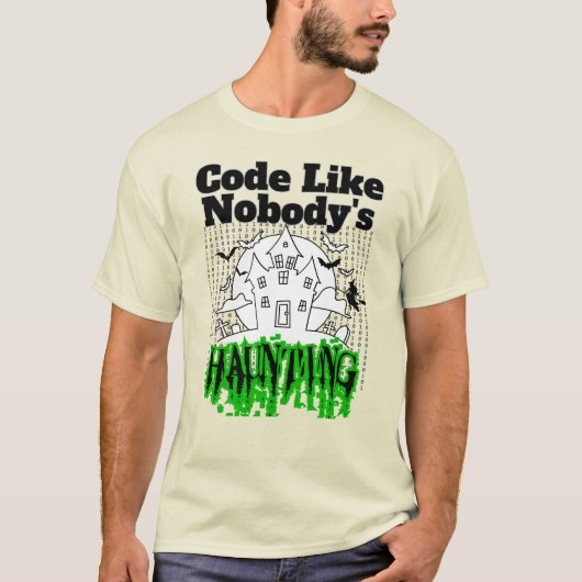 誰も嫌がらないようなコードを書く.w tシャツ (正面)