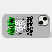 誰も嫌がらないようなコード。 Case-Mate iPhoneケース (裏面 (横))