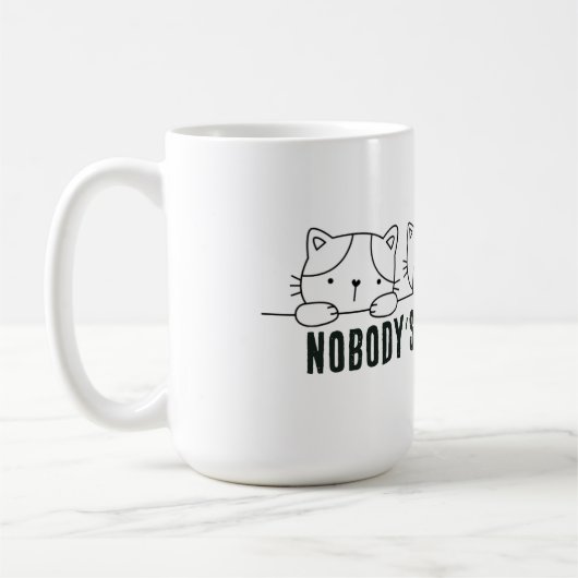 誰も完璧ではない コーヒーマグカップ (左)