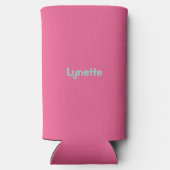 誰も幸せな踊り豚を見ていないようなダンス スリム缶クーラー (裏面)