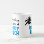 誰も影があるビーチのコーヒー・マグを好みません コーヒーマグカップ (中央)