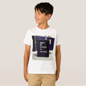 誰も恐れないでやる気を起こさせる Tシャツ (正面フル)