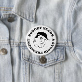 誰も愚かな大統領を必要としない 缶バッジ (インサイチュ)