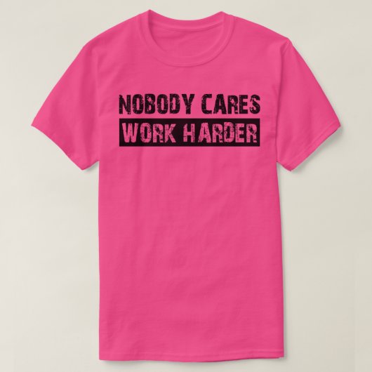 誰も懸命に働かない1 Tシャツ (デザイン正面)