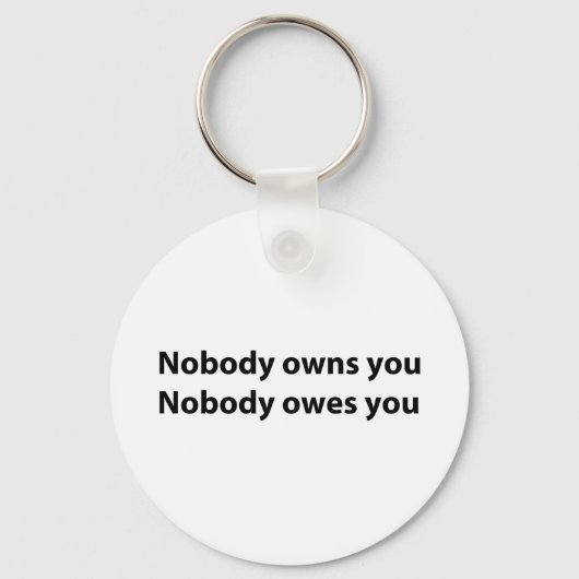 誰も所有/借りなし キーホルダー (正面)