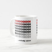 誰も気におもしろマグカップやタンブラー コーヒーマグカップ (正面左)