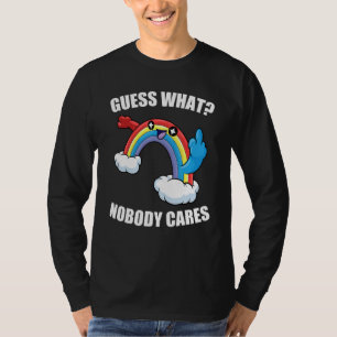 誰も気にしないと思うけど Rainbow Meme Tシャツ