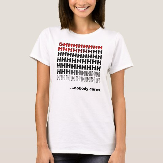 誰も気にしない面白いTシャツ Tシャツ (正面)