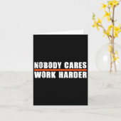 誰も気にしない 頑張れ スポーツ選手のためのモチベーション カード (黄色い花)