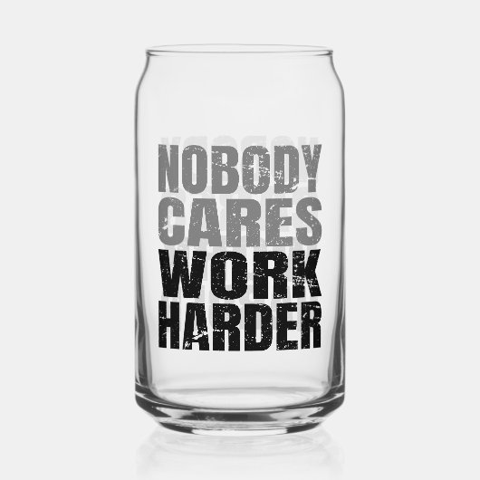 誰も気によく働かない動機トレーニング ガラス缶 (正面)