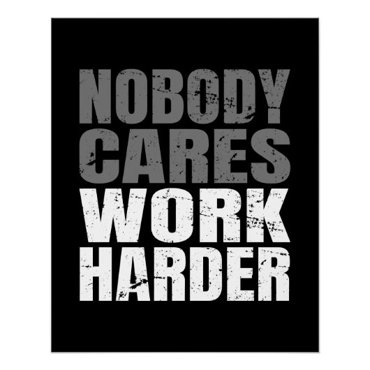 誰も気によく働かない動機トレーニング ポスター (正面)