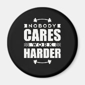 誰も気によく働くやる気を起こさせる引用文 マグネット (正面)