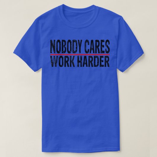 誰も気により頑張るやる気を起こさせるトレーニング Tシャツ (デザイン正面)