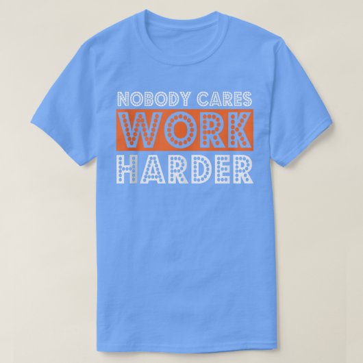 誰も気により頑張るやる気を起こさせるトレーニング Tシャツ (デザイン正面)