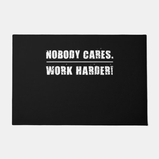 誰も気に働かないネストレーニング ドアマット (正面)