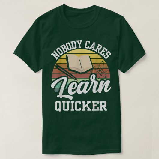 誰も気に学速い可愛いモチベーション・チームSa Tシャツ (デザイン正面)