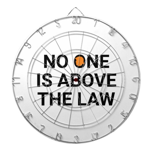 誰も法に背く者は無い ダーツボード (正面)